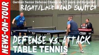 17 years Bulgarian vs. German Senior Table Tennis Defense Champ | A.Grothe (1830) vs. V.Yanev (2052)