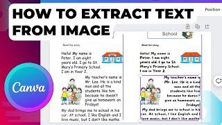 How To Extract Text From Image In Canva | Good Tool