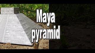 DIY Maya pyramid from paper