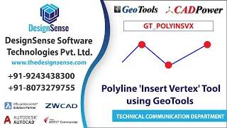 GeoTools Tutorials: Polyline 'Insert Vertex' Tool | Populate Polyline Elevations | GT_POLYINSVX