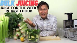 Juice in Bulk to Save Time | Bulk Juicing for a Week in 1 Hour