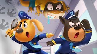 Falling Disasters | Safety Cartoon | Police Cartoon | Sheriff Labrador | Kids Cartoon | BabyBus