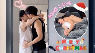 My husband took off my clothes while I was asleep and kissed me awake...Gay Couple Christmas VLOG