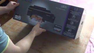 Epson L805 - Часть 1.Распаковка