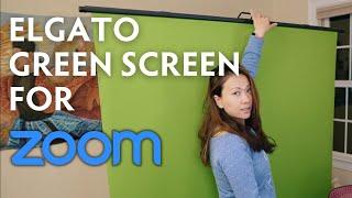 Elgato Green Screen for Zoom - How to Use It and Does It Work? #zoom #greenscreen #feisworld