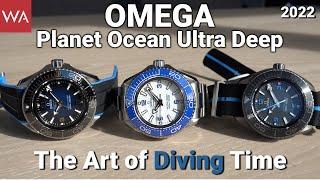 OMEGA Planet Ocean ULTRA DEEP. 6000 m / 20000 ft. The Art of Diving Time.