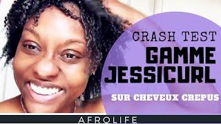 AFROVLOG #14 - GAMME JESSICURL SUR CHEVEUX CRÉPUS - CRASH TEST || Afrolife de Chacha