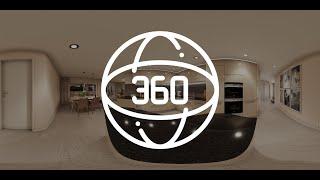 360 Grad Interaktive Wohnung | Virtueller Rundgang Wohnzimmer und Küche | Immobilien Visualisierung