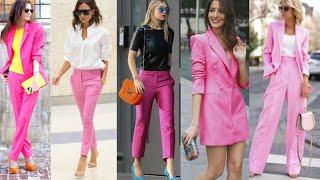 MODA MUJER HERMOSOS OUTFITS ELEGANTES SOFISTICADOS COLOR EN TENDENCIA VERANO 2023