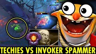 TECHIES vs Invoker Spammer - Beyond GodLike You Can't Escape Anywhere   | Techies Official