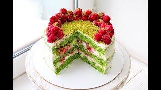 ИЗУМРУДНЫЙ ТОРТ из ШПИНАТА  /  SPINACH CAKE