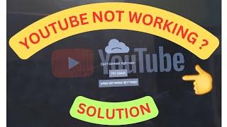 YOUTUBE can't connect right now try again /open network settings/ solution of wisdom share smart tv