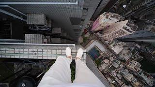 people are awesome/extreme parkour first person/Crazy parkour on a skyscraper (or my sweaty palms)