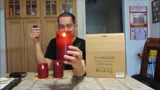 Michael Chu's review of Vinkor Flameless Candles Flickering Candle