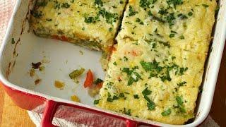 Easy Cheesy Quiche Slice | One Pot Chef