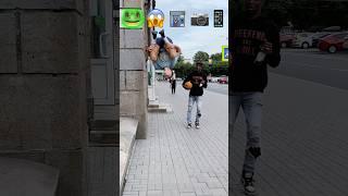 Stunts with Emojis pt.82#kiryakolesnikov #prank #funny #comedy #stunt #parkour #flip