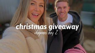 HUGE christmas giveaway | vlogmas day 2