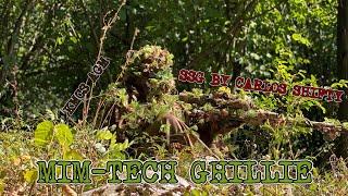 MIM-TECH ghillie sniper using MAX UPGRADED airsoft gun