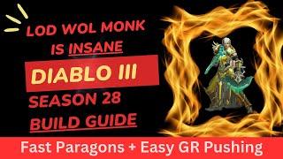 The ULTIMATE LoD WoL Monk Build Guide - Season 28 - Diablo III