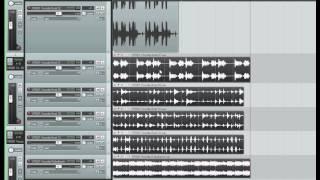 Как обьединить несколько дорожек в take Reaper