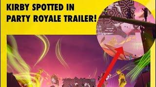 Fortnite Party Royale Trailer Kirby in Fortnite