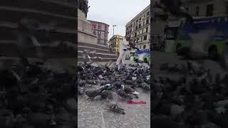 piazza Garibaldi   #napoli #2022 #italy #pigeons