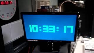 Raspberry Pi clock full screen