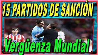 ¡15 PARTIDOS DE SANCIÓN!, OJO ¡BOLSA DE EXCREMENTOS! CHOLO SIMEONE EL ETERNO PERDEDOR/ REAL MADRID