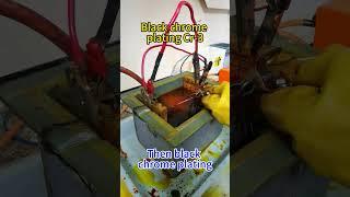 Black chrome plating process