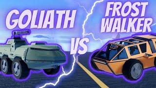 Goliath VS Frost Crawler: Which Car Is BETTER? | Roblox Jailbreak