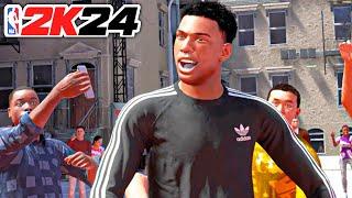 NBA 2K24 MyCAREER PS5 #4 - Streetball Debut!