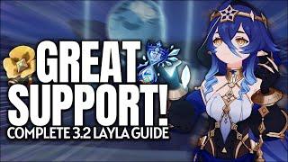 she's GREAT! COMPLETE Layla Guide - Kit, Artifacts, Weapons, Teams & Tips | Genshin Impact 3.2