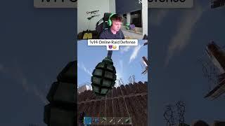 1v14 Raid Defense #oilrats #rust #shorts