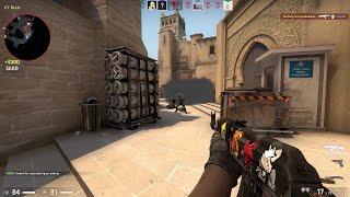 CS:GO solo queue Silver II ranked game promotion match to Silver lll - map Mirage