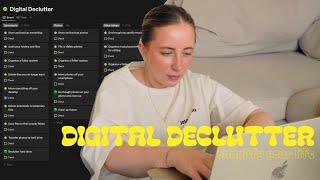 minimise digital clutter pt.1 | declutter series