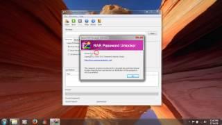 How to do Rar Password Unlocker for Unlock WinRAR Files Password