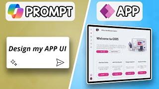 How to use Copilot AI to design UNIQUE Power Apps UIs