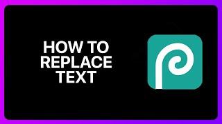 How To Replace Text In Photopea Tutorial