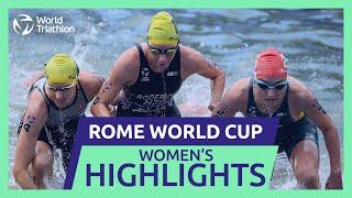 Race Highlights | 2024 ROME WORLD TRIATHLON CUP | Women