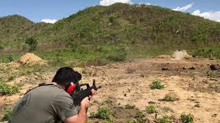 Shooting the Chinese QBZ-97 in full auto.