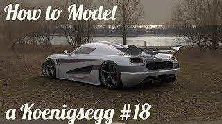 3D Car Modeling Tutorial pt.18 | Koenigsegg One:1 | Smoothing