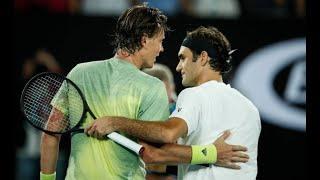 Roger Federer vs Tomas Berdych - Australian Open 2018 Quarterfinal: Highlights