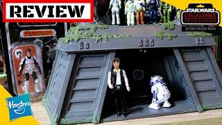 STAR WARS RETURN OF THE JEDI ENDOR BUNKER PLAYSET REVIEW AND UNBOXING!!!