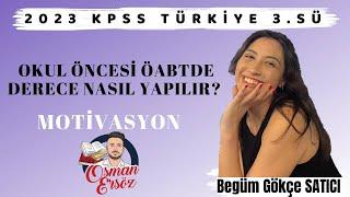 Okul Öncesi Türkiyesi 3.sü Begüm Gökçe SATICI (Derece Röportajları)
