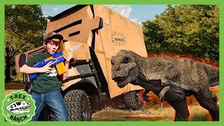 Giant Life Size T-Rex In The Park! | T-rex Ranch | Superhero Cartoon for Kids | Moonbug Kids