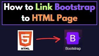 How to Add Bootstrap CDN Link in HTML  | How to use Bootstrap