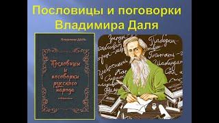 ПОСЛОВИЦЫ И ПОГОВОРКИ ВЛАДИМИРА ДАЛЯ