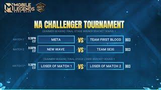 North America Challenger Tournament | Semi-finals | Day 1| Mobile Legends: Bang Bang