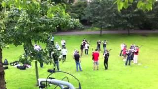 Bagpipes in Glasgow