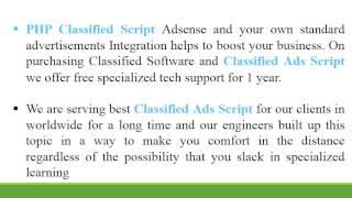 Classified Script -  PHP Classified Script  - Classified Ads Script